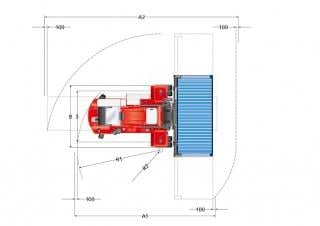 Kalmar DCF 80-45 E6 Dimensions and Size