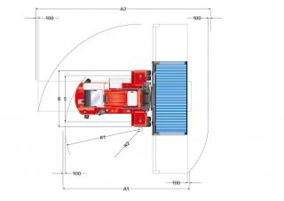 Kalmar DCF 90-45 E5 Dimensions and Size