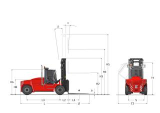 Kalmar DCG 70-32 E3 Dimensions and Size
