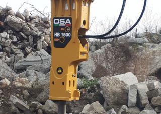 Attachments Hydraulic Breakers OSA Demolition Equipment HB 1500
