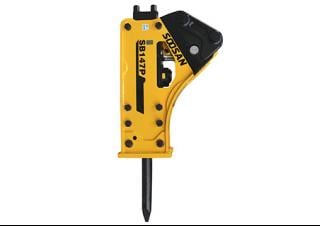 Attachments Hydraulic Breakers Soosan SB147P Side