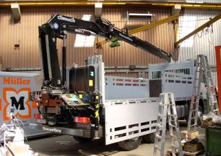 Hydraulic loading cranes Cormach 16600 E3