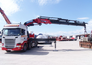 Hydraulic loading cranes Effer 1750 L8S