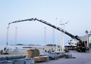 Hydraulic loading cranes Effer 1750 L8S