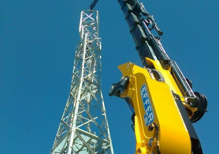 Hydraulic loading cranes Effer 1855 8S