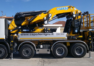Hydraulic loading cranes Effer 1855 9S 