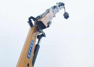Hydraulic loading cranes Effer 205 2S