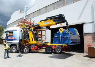 Hydraulic loading cranes Effer 2055 9S