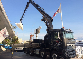 Hydraulic loading cranes Effer 2055 9S