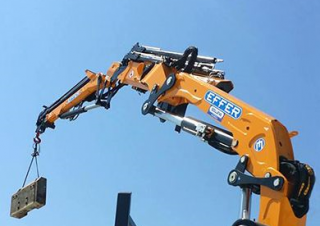 Hydraulic loading cranes Effer 215 5S