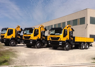 Hydraulic loading cranes Effer 250 CL2S