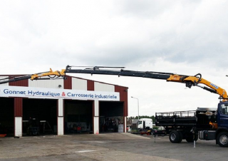 Hydraulic loading cranes Effer 255 3S