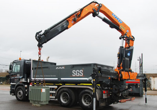 Hydraulic loading cranes Effer 265 4S 