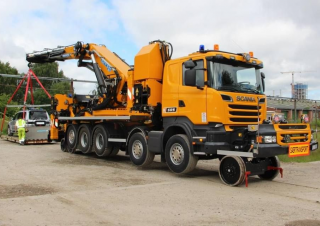 Hydraulic loading cranes Effer 2755 3S