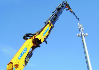 Hydraulic loading cranes Effer 315 8S 