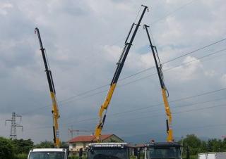 Hydraulic loading cranes Effer 35 2S