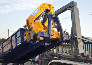 Hydraulic loading cranes Effer 350 3S