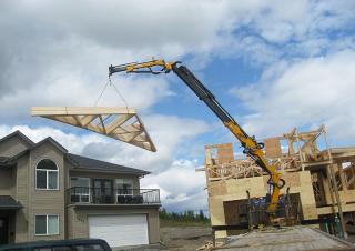 Hydraulic loading cranes Effer 365 3S