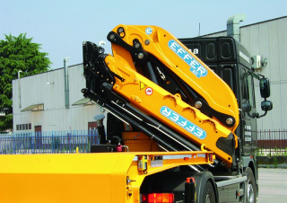 Hydraulic loading cranes Effer 455 6S