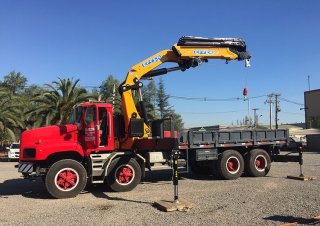Hydraulic loading cranes Effer 455 6S