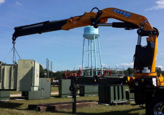 Hydraulic loading cranes Effer 505 8S