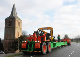 Hydraulic loading cranes Effer 80 4S