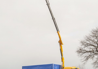 Hydraulic loading cranes Effer 80 4S