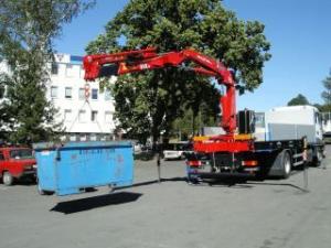 Hydraulic loading cranes Amco Veba 812-3 S Jib 2S