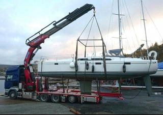 Hydraulic loading cranes Effer 955 4S 