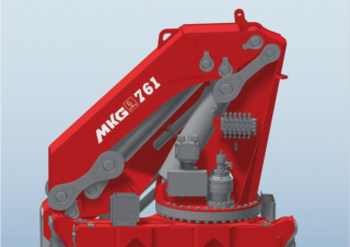 Hydraulic loading cranes MKG HLK 761 SHP a5