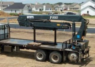 Hydraulic loading cranes Pesci LP 455