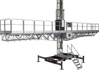 Mast Climbing Work Platforms Fraco ACT-8