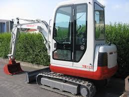 Mini ekskavatörler Takeuchi TB 125