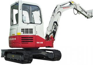 Mini ekskavatörler Takeuchi TB 138 FR