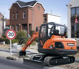 Wheel Excavators Doosan DX 55