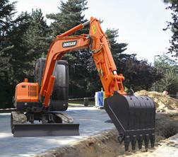 Wheel Excavators Doosan DX 55