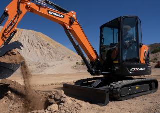 DESCETE　5L Doosan DX42-5K excavator specs & dimensions (2021 - 2023