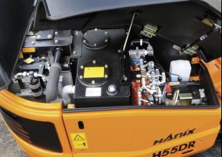 Mini Excavators Hanix H55DR Long