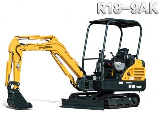 Mini Excavators Hyundai R18-9AK