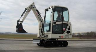 Mini Excavators Terex TC 16 Twindrive