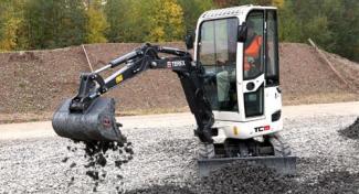 Mini Excavators Terex TC 19 Z