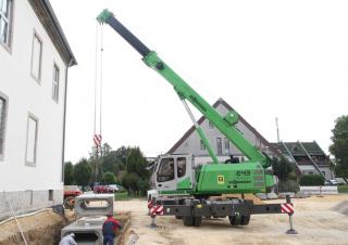 Mobil vinçler - teleskopik bom Sennebogen 643E