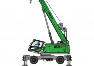 Mobil vinçler - teleskopik bom Sennebogen 643E