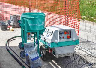 Mortar Spraying and Conveying Machinery Imer Step 120 Fproof