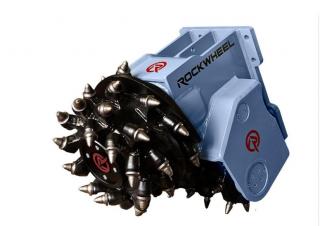 Attachments Mountable Milling Heads For Hydraulic Excavators Rockwheel by ROCK.ZONE TC 30