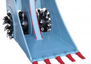 Attachments Mountable Milling Heads For Hydraulic Excavators Rockwheel by ROCK.ZONE CB 20