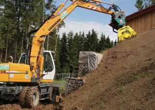 Attachments Compactors for Hydraulic excavators Ammann APA 7574