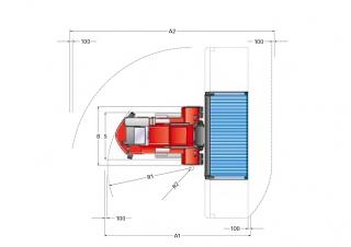 Kalmar DCE 90-45 E6 Boyutlar ve Ölçüler