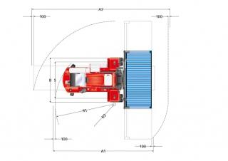 Kalmar DCF 100-45 E5 Boyutlar ve Ölçüler