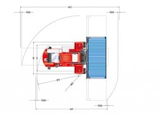 Kalmar DCF 100-45 E6 Boyutlar ve Ölçüler